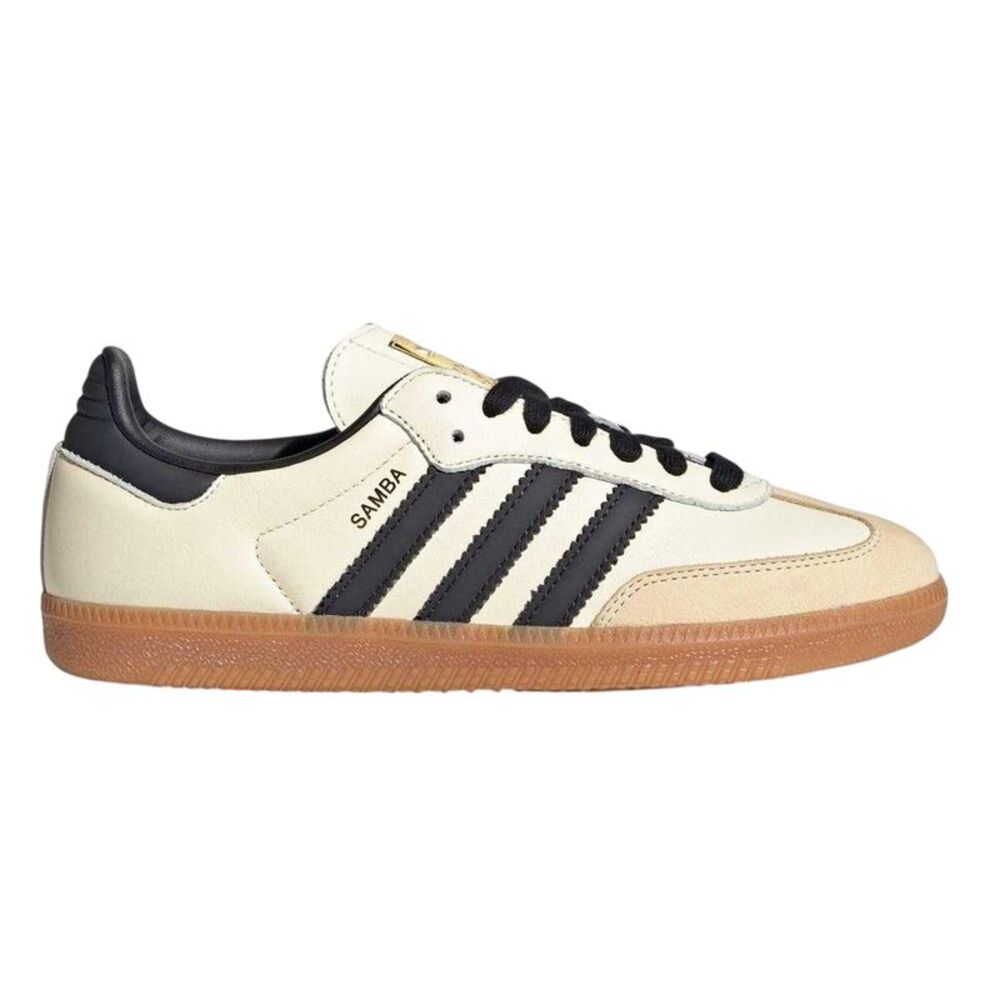 Adidas Womens/Ladies Samba OG Leather Sneakers / Cream/White